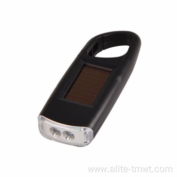 LED Rechargeable Solar Power Flashlight Keychain